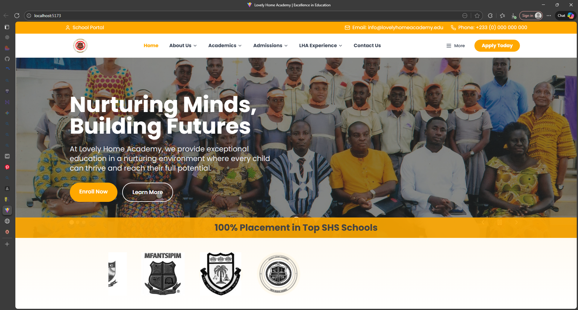 Lovely Home Academy Platform Screenshot